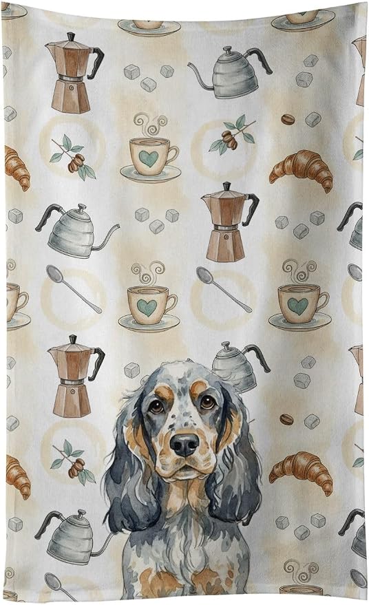 Caroline's Treasures Blue Roan & Tan English Cocker Spaniel Coffee Bar Kitchen by CarolinesTreasures