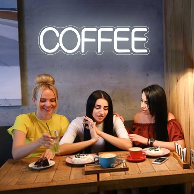 Coffee Neon Sign for Wall Décor Dimmable Coffee Bar LED Neon Light for Cafes - Image 5