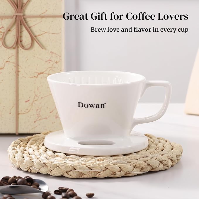 DOWAN Pour Over Coffee Maker, Non-Electric Pour Over Coffee Dripper - Image 7