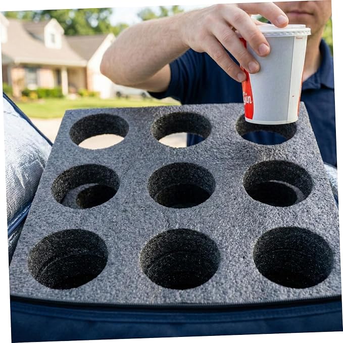 Multi-Hole Drink Holder Cup Carrier Tray - Image 4
