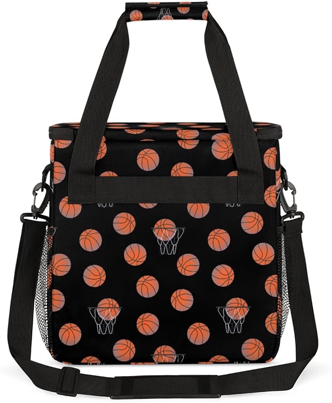 Basketball Coffee Maker Travel Bag, Basketball Large Carrying Storage Case - Image 5