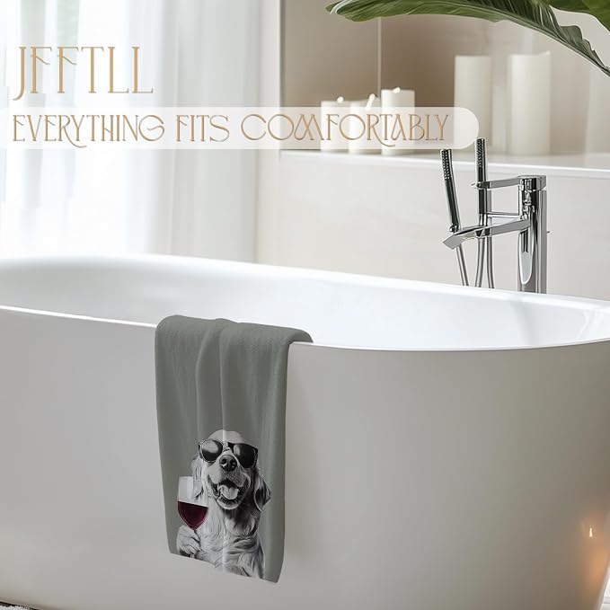 Golden Retriever Decor Kitchen Towels, Bar Towels - Image 5