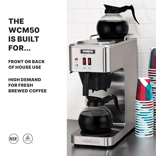 Waring Commercial Café Deco Pour Over Coffee Brewer, 3 Gallons per Hour - Image 2