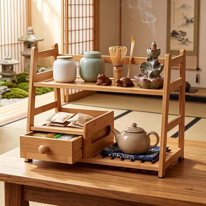 Tea Matcha Coffee Bamboo Station - Image 2