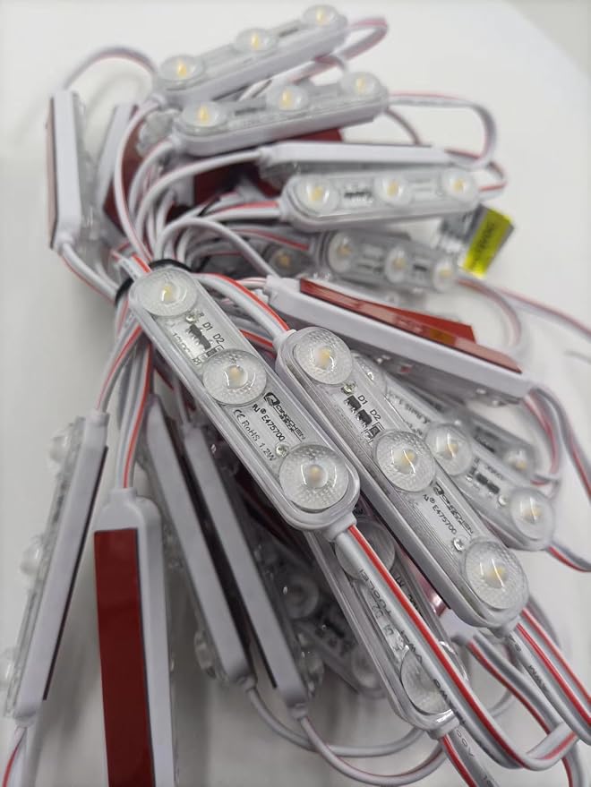 Q QINGCHEN Warm White 3000K LED Module 1.2W 12V No Polarity Input Waterproof - Image 3