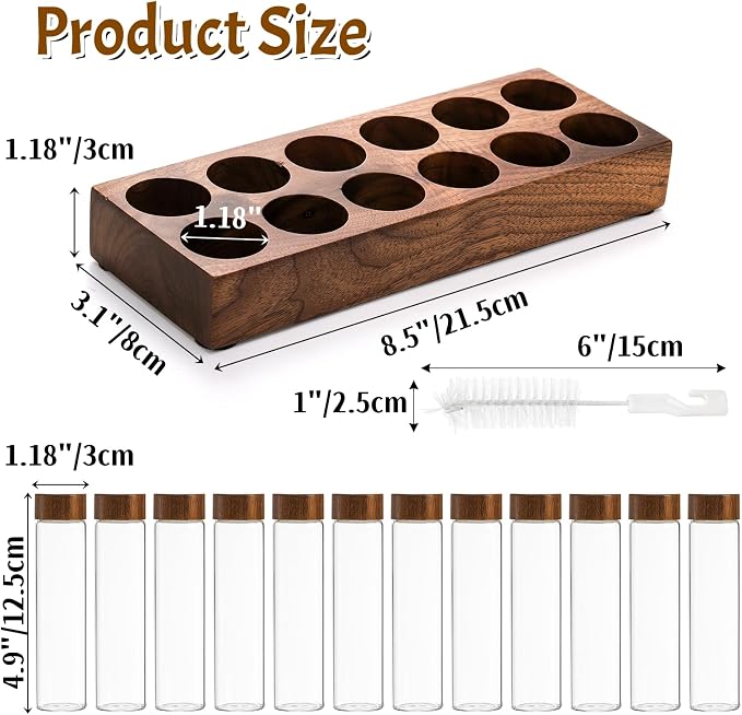 Goaste 12 Pack Coffee Bean Storage Tubes - Image 2