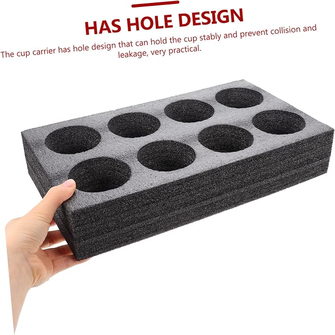LIFKOME 2pcs Cup Holder Coaster Tray Drink Carrier - Image 8