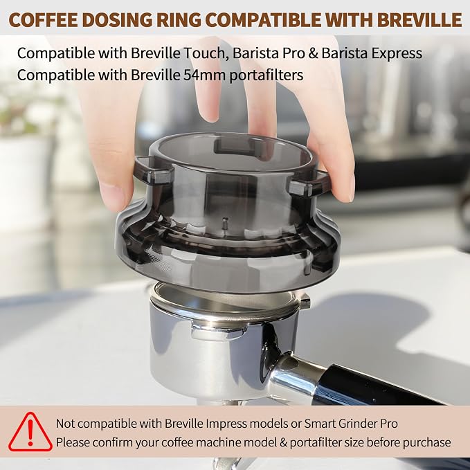 54mm Dosing Funnel, Espresso Dosing Funnel Compatible - Image 3