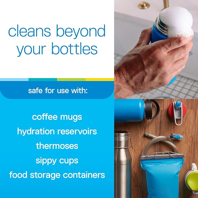 Bottle Bright Cleaning Tablets 12, Thermos | Removes Coffee Tea Stains - Image 4