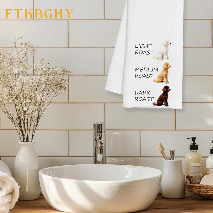 Funny Poodle Kitchen Towels, Poodle Gifts - Image 2