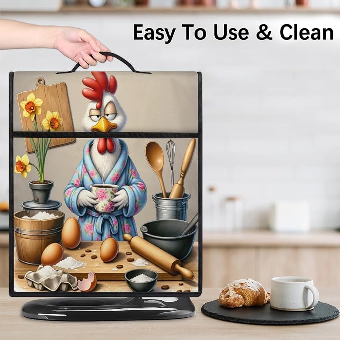 Rooster Kitchen Aid Mixer Cover Compatible Stand Mixer Dust Cover | Funny - Image 6