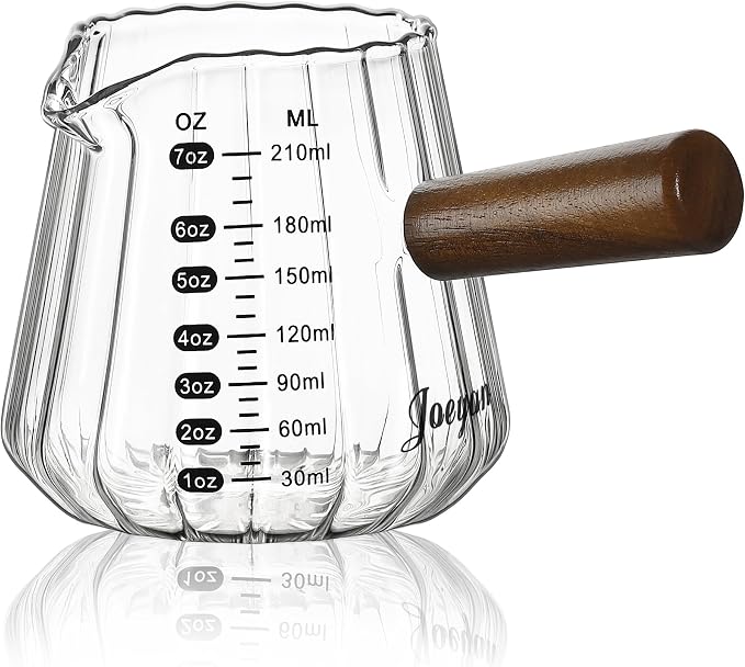 Joeyan 7 oz Espresso Cups, Glass Measuring Cup, Espresso Shot Cup by JoeyanHousehold