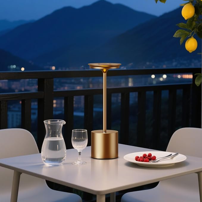 Rechargeable Cordless Table Lamp, 6000mAh Battery Operated Desk Lamp, IP54 - Image 5