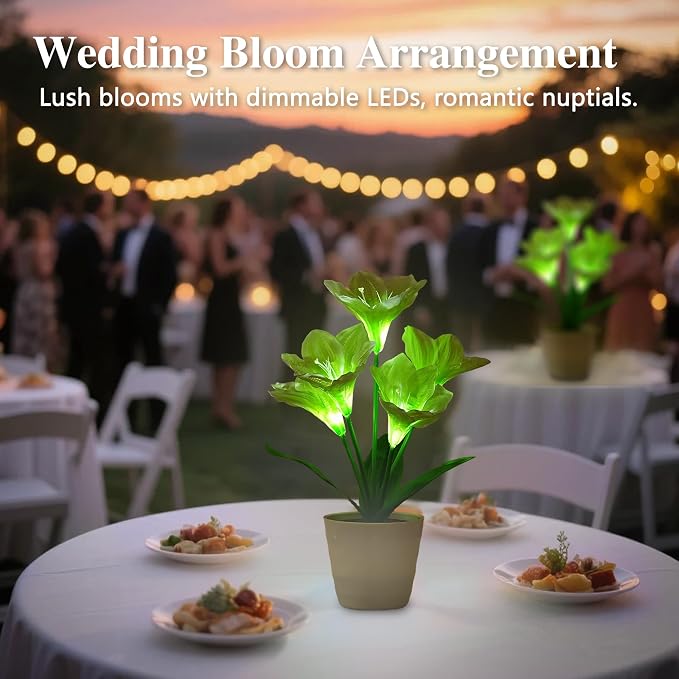Artificial Lily Fower Lamp - Image 5