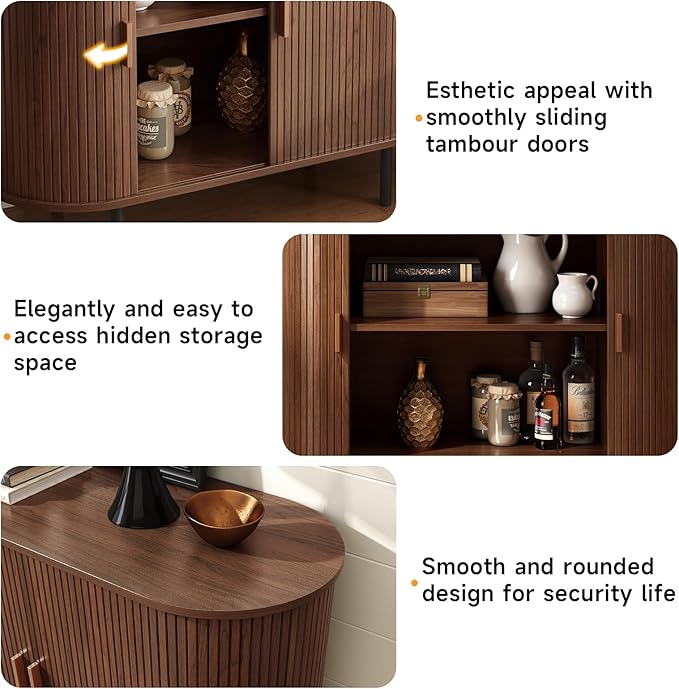 ONBRILL 40" Sideboard Buffet Cabinet - Image 6