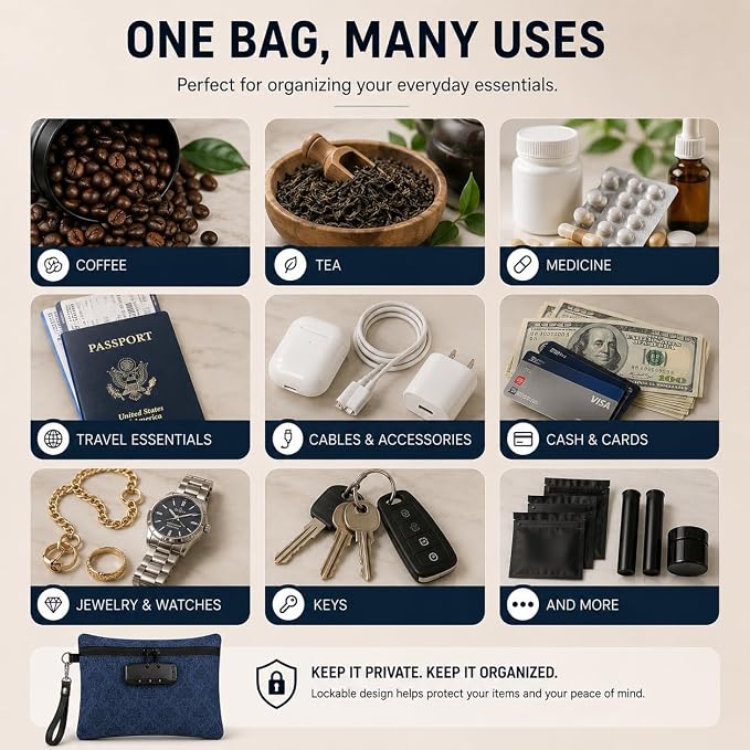 IDEATECH Lockable Travel Storage Organizer - Image 4