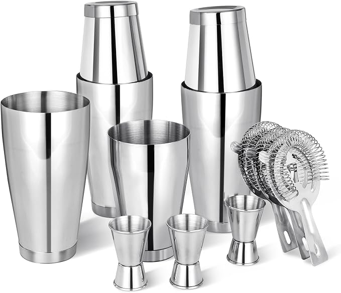 Mwellewm Cocktail Shaker Set Bartender Kit by Mwellewm