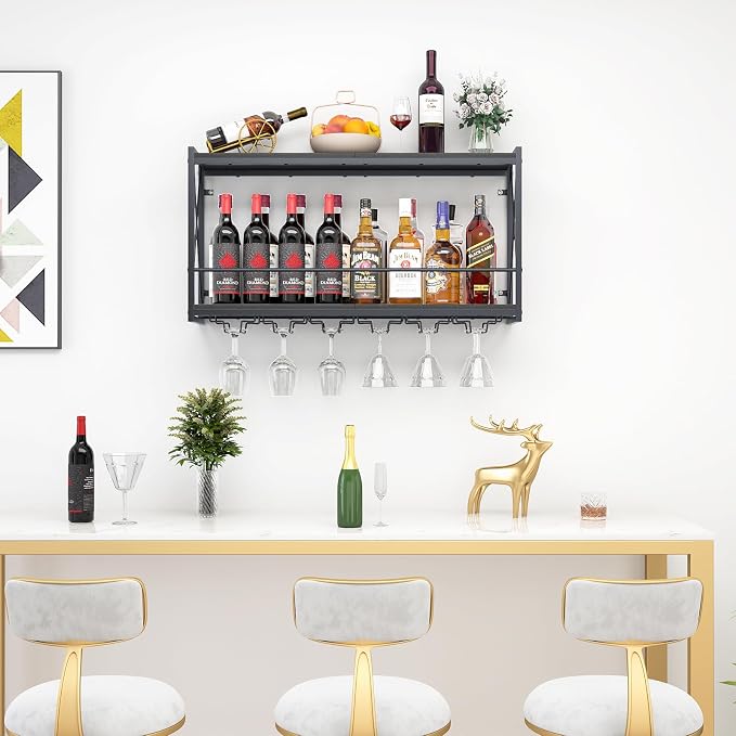 Dokser Wine Rack Wall Mounted Shelf - Image 5