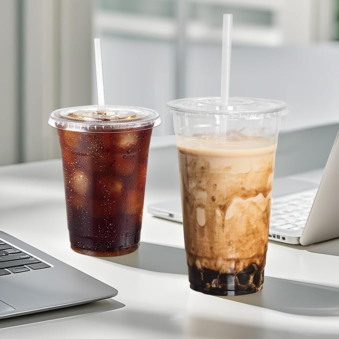 25 Pack 16 oz Clear Plastic Cups - Image 9