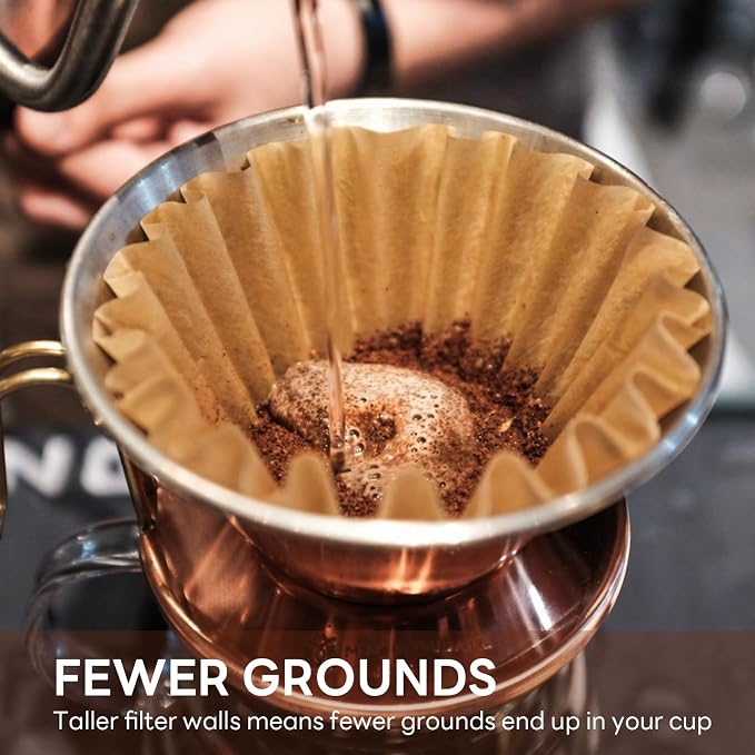5 Cup Coffee Filter, Disposable Paper Coffee Filters - Image 4