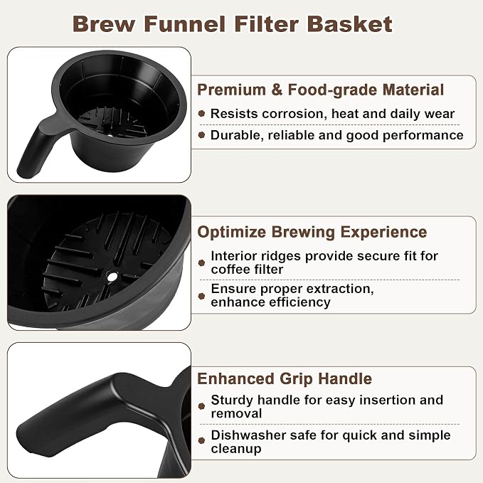 Coffee Brew Funnel Basket Replacement - Image 3
