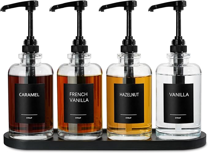 Coffee Bar Accessories, Syrup Dispenser by ALPIRIRAL