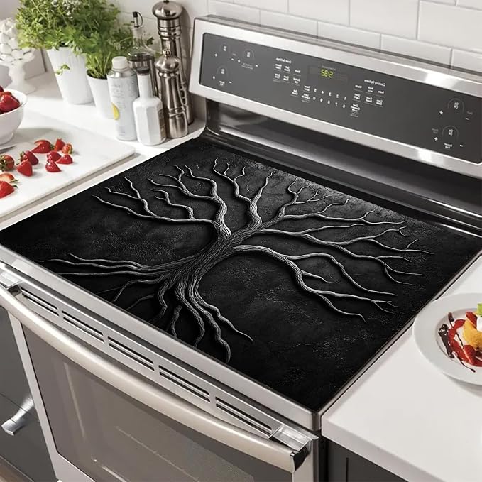 HOMETITUTE Stove Top Covers for Electric Stove 28x20 Inch Countertop Protector by HOMETITUTE