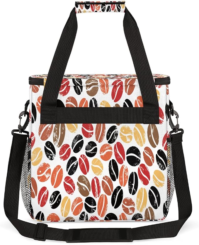 Colorful Coffee Beans Maker Carring Bag Travel Carrying Storage Tote Compatible - Image 5