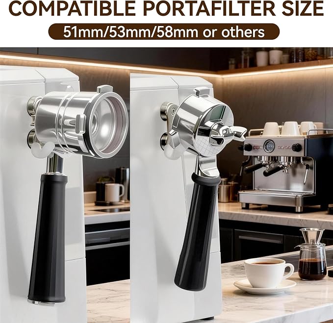 Espresso Accessories Kit Stainless Steel Magnetic Portafilter Holder, Universal - Image 3