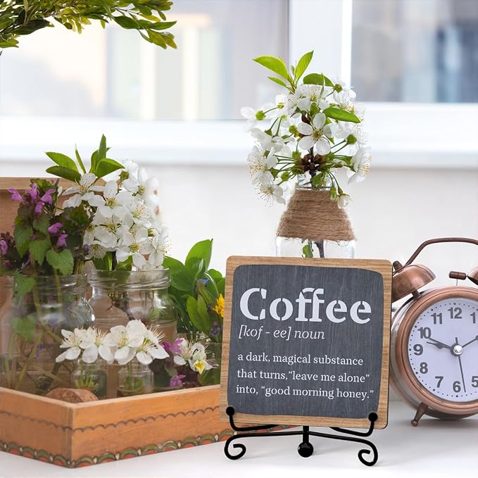 Coffee Bar Accessories, Coffee Decor, Farmhouse Bar Accessories - Image 4