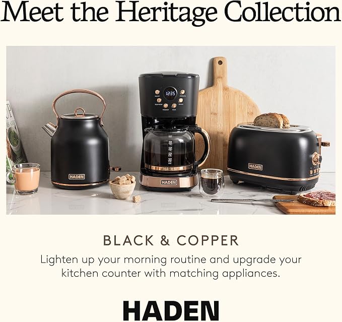 HADEN Coffee Machine, 12 Cup Programmable Drip Coffee Maker - Image 5