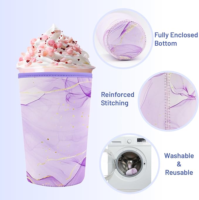 Iced Coffee Sleeve Reusable Cup Sleeves - Image 5