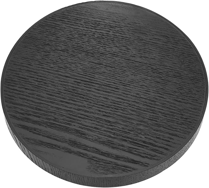 Yinhing Round Tray, Coffee Table Tray Food Meals Serving Plate Restaurant Wood - Image 4