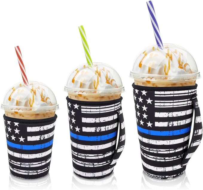 Iced Coffee Sleeve Insulator Sleeves by AJLTPA