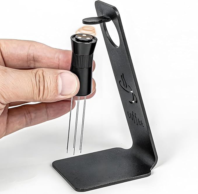 WDT Espresso Distribution Tool, 6-Pin 304 Stainless Steel Coffee Stirrer by Etmdoeve