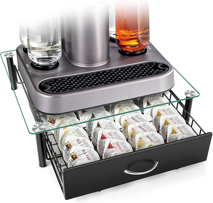 Cocktail Beverage Storage Drawer by Unknown