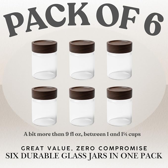 Wide Mouth Glass Storage Jars - Image 8
