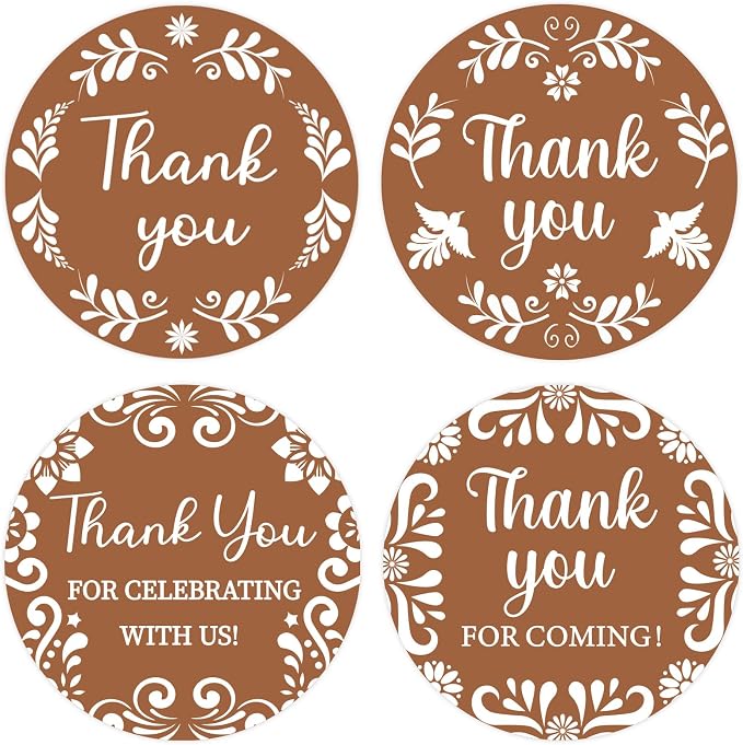 Serencatcher Cielito Lindo Thank You Stickers by Serencatcher