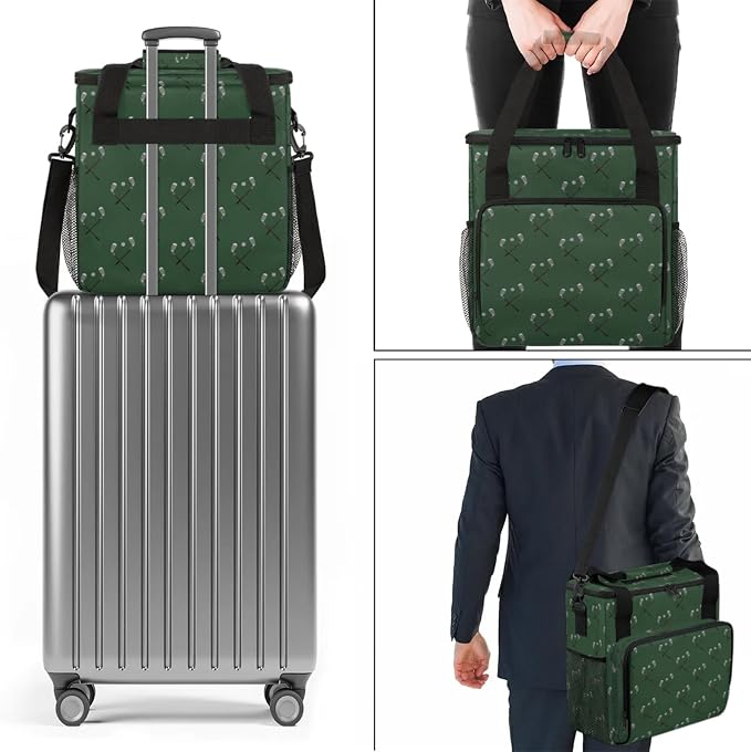 Golf Coffee Maker Travel Bag, Golf Large Carrying Storage Case Insulated - Image 7