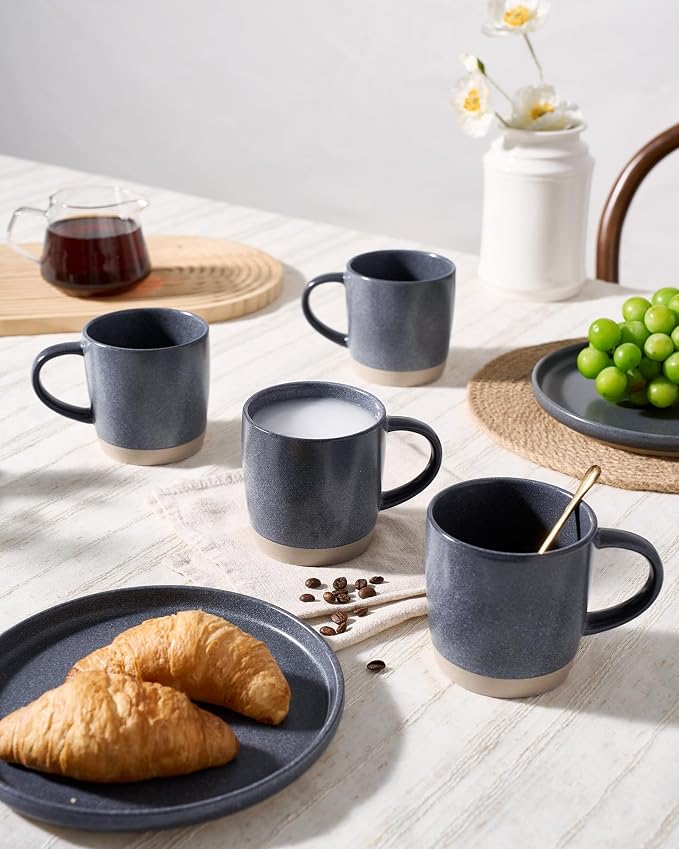 famiware Coffee Mugs Set of 4, Milkyway 13 oz Mug Set, Ceramic Cup Set - Image 6