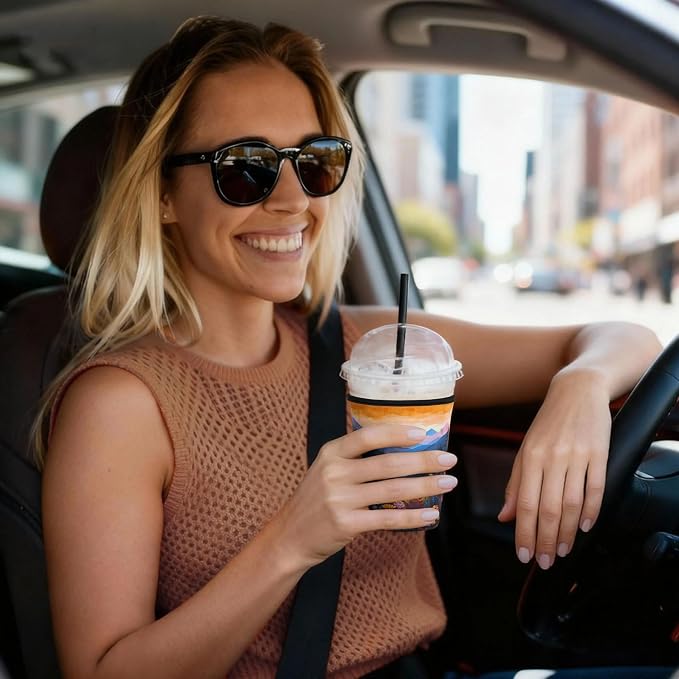3 Pack Iced Coffee Sleeve Reusable - Image 4