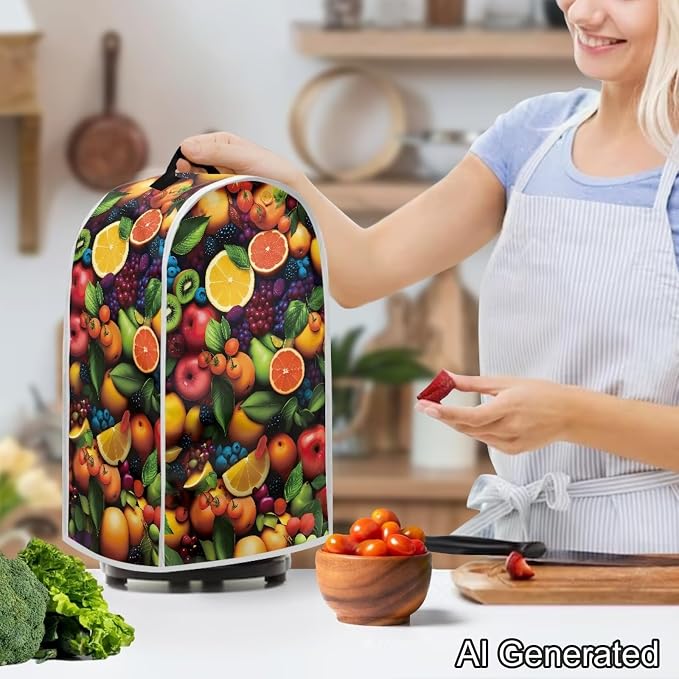 Vagetable Blender Dust Cover, Anti Fingerprint Polyester Stand Mixer or Coffee - Image 3