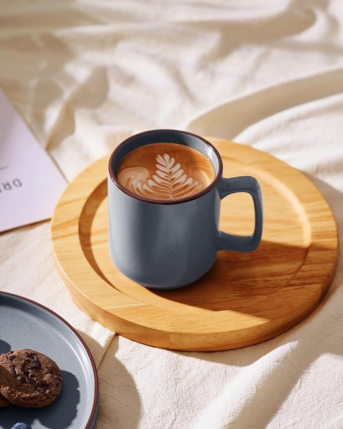 famiware Coffee Mugs Set of 6, Nebula 14oz Coffee Mugs, Ceramic Cup Set - Image 6