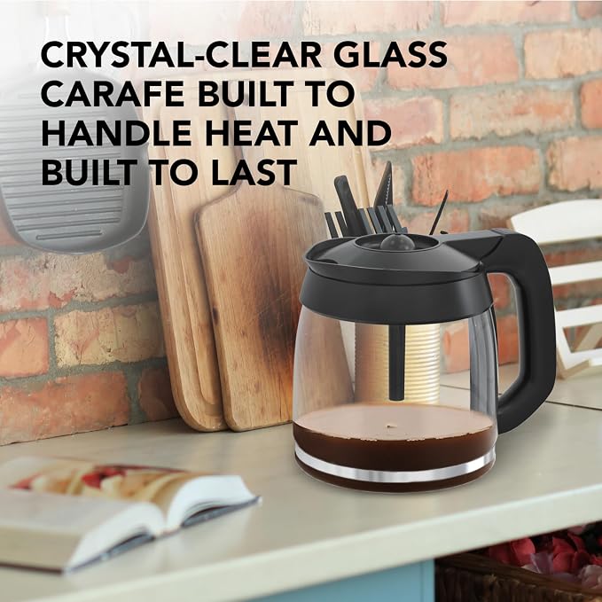 12-Cup Glass Coffee Carafe Replacement Compatible ONLY - Image 5