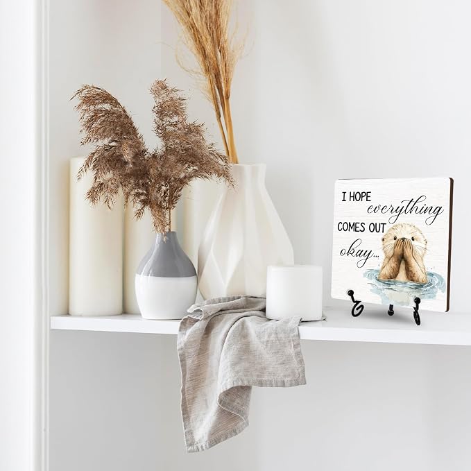 Funny Otter Bathroom Counter Decor - Image 5