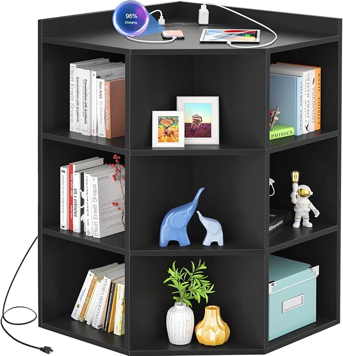 Aheaplus Corner Cabinet, Corner Cube Toy Storage by Aheaplus