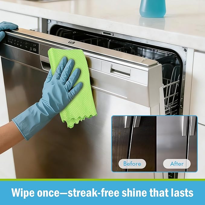 AIDEA Microfiber Glass Cleaning Cloth, Premium Microfiber Glass and Window - Image 5