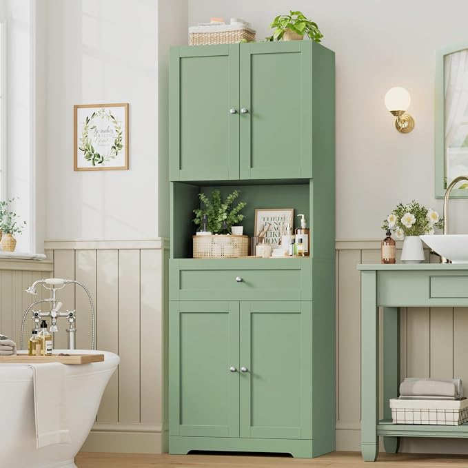 Tall Bathroom Storage Cabinets - Image 2