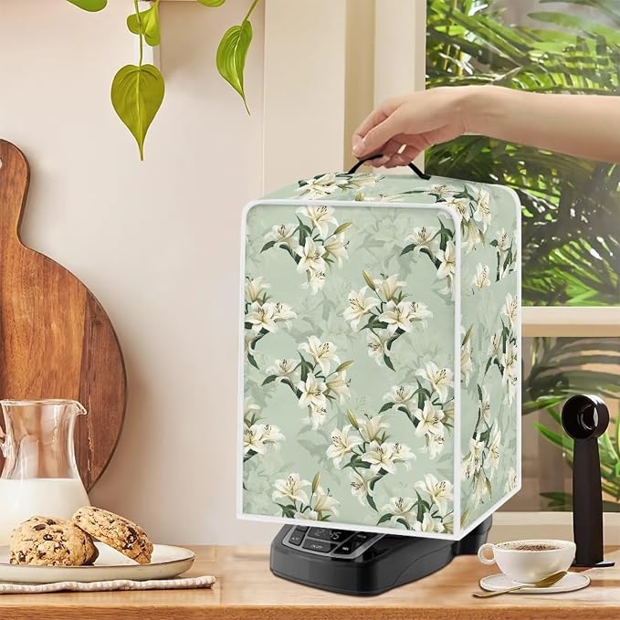 Coffee Maker Dust Cover Small Kitchen Appliance Cover Compatible Most Standard - Image 4
