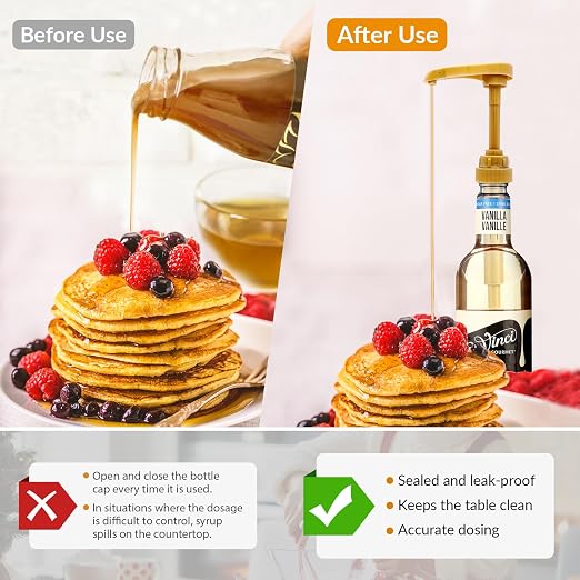 4Pcs Coffee Syrup Pumps: Compatible - Image 6